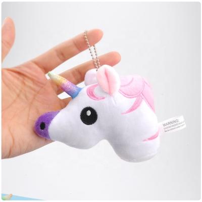 China Promotion Mini Doll Fuzzy Japanese Anime Custom Make Toys Plush Unicorn Key Chain for sale