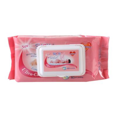 China SHOFF 80pc eco-friendly nonwoven baby material wrt wipes free sample baby products toallitas para bebes. for sale