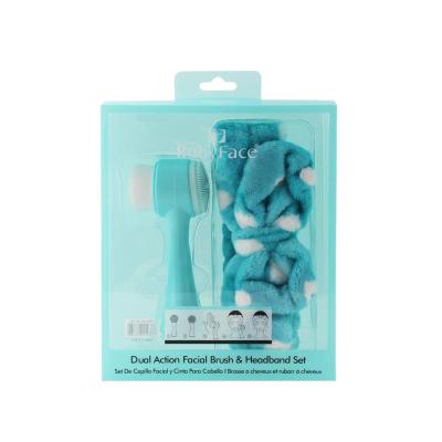 China Beautiful Face Beauty Hair Band Set Face Brush Hair Band for sale