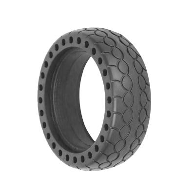 China Scooter Tires Small Airless Rubber Skateboard Wheels NEW! Scooter 5.5inch Black / Vulcanization 50 Pcs Brown ND-RB5.5 NC; GUA Nedong for sale