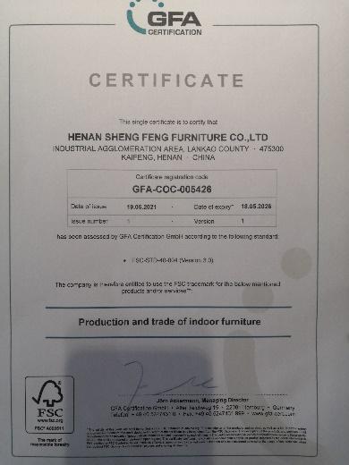 FSC - Henan Shengfeng Furniture Co., Ltd.