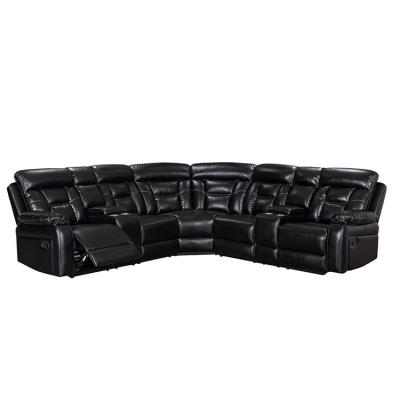 China (Other) Adjustable Sectional Leather Recliner Sofa Set For Living Professional Part From Manufacturer for sale