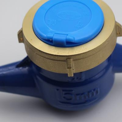 China Resistance To Multi-jet Outdoor Dry-Dial Interference Magnet Brass Water Meter Universal Use Jet Dry Type Water Meter Multi for sale