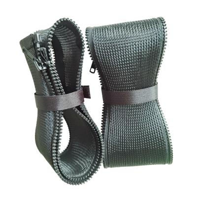 China 2021 New Design Best Flexibility High Flexibility Selling Sleeve For Cable Management / Multifilament Zipper Wrap for sale