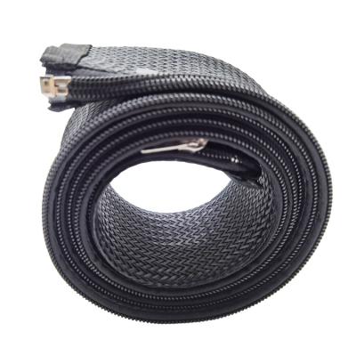 China Tied Polyester Cable Manager Sleeve Production Line PC Cable Management Sleeve for sale