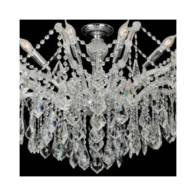 China Factory Price Luxury Crystal Glass Lighting Chandelier Pendant Decorative Glass Chandelier Lights for sale