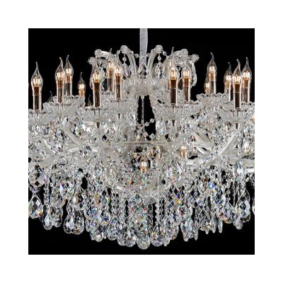 China Luxury Contemporary Hot Sale Hanging Glass Chandeliers Lights Clear Glass Pendant Lighting for sale