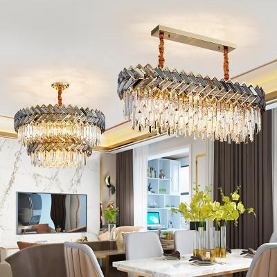 China Luxury Modern Luxury Lighting Lamps Shape New Unique Design Large Crystal Chandelier for sale