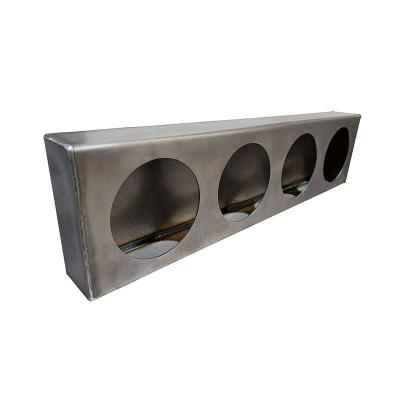 China Carbon Steel OEM Welding Metal Fence Leading Body Box Laser Cut Metal Business Cards Wholesale Price CNC Sheet Metal Fabrication for sale