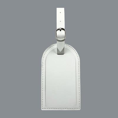 China Fashion Wholesale PU Faux Leather Custom Luggage Tags for sale