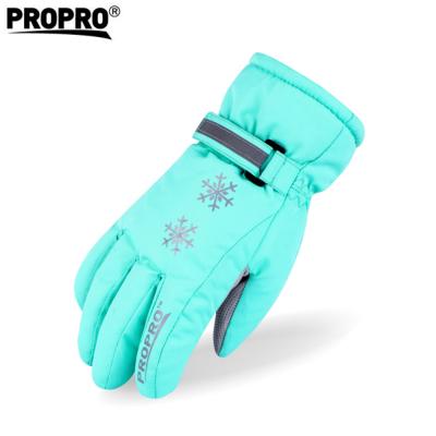 China PROPRO Snow Winter Wear Resistant Kids Ski Gloves For Outdoor Sport Snow Sports Lightweight Soft Gloves for sale