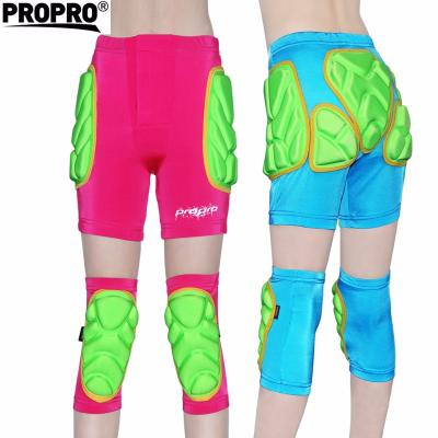 China PROPRO Kids Sports Hip and Knee Pads Set Protective Guard for Roller Skating Skating Snowboarding for sale