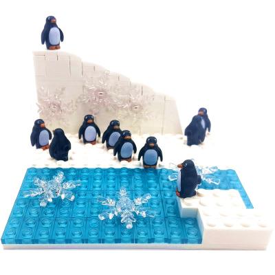 China The animal building block MOC building block toy MOC the Antarctic penguins of small animal accessories (PA00504) for sale