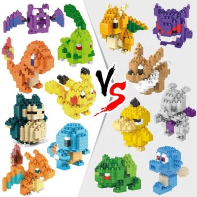 China Building Toy Mini Diamond Pokemon Assembled Building Block Toy Cartoon Doll Small Particle Mini Pokemon Series Toys 083--115-251 (NO.PA0039) for sale