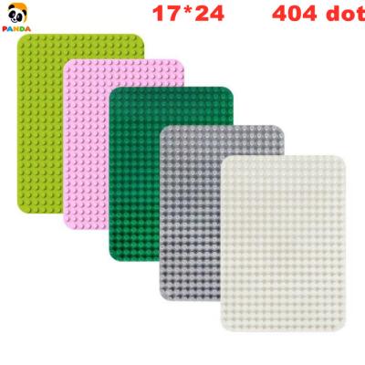 China Building toy 17*24 dot duplo building blocks baseplate for kids DIY 17x24 404 dot baseplate toys PA00138 for sale