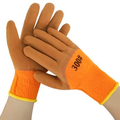 China Hot Terry Nitrile Latex Gloves 13gauge Wear Resistance Nitrile Latex Dipped Safety Nitrile Gloves Construction Gloves for sale