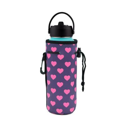 China Traditional Hot Selling Neoprene Water Bottle Carrier Holder Bag Water Bottle Sleeve Cover for sale