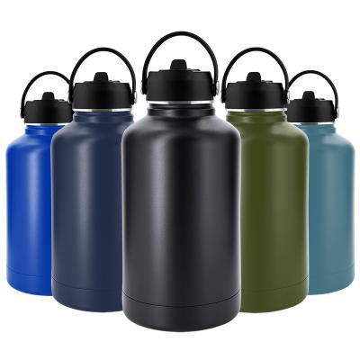 China CLASSIC Large Capacity 64oz Stainless Steel Vacuum Insulated Water Bottle Double Wall Flask for sale