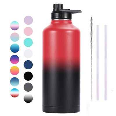 China Amazon Sustainable Hot Selling 80 Ounce Large Capacity Wide Mouth Insulated Water Bottle for sale