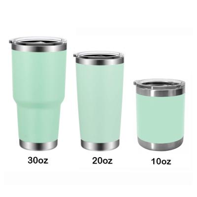 China Sustainable 20oz Stainless Steel Tumbler Double Wall Insulated Coffee Tumbler With Lid for sale