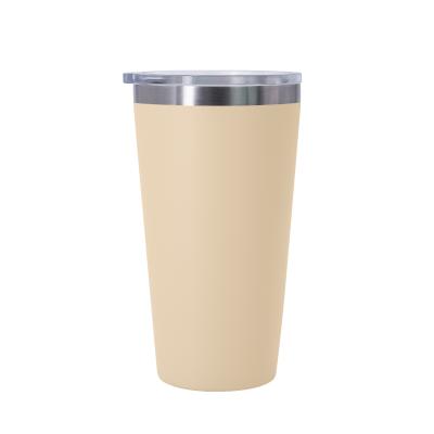 China Modern Stainless Steel 16oz Double Wall Vacuum Beer Tumbler Insulated Travel Coffee Mugs for sale