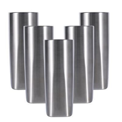 China 12 oz Stainless Steel Modern Wall Insulated Double Vacuum Beer Tumbler for sale