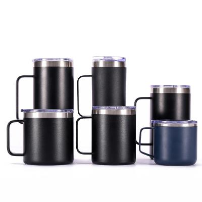 China Amazon Viable Hot Seller Insulated Stainless Steel Coffee Tumbler Mugs With Handle for sale