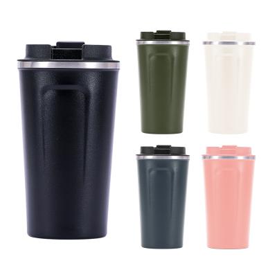 China Sustainable 380ml Double Wall Stainless Steel Coffee Mug Tumbler for sale