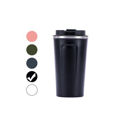 China Sustainable 380ml 510ml Double Wall Stainless Steel Coffee Mug Tumbler for sale