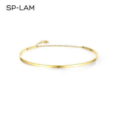 China Wholesale FASHIONABLE Cheap Gold SP-LAM Leg Chain Foot Jewelry Non Tarnish Stainless Steel Luxury Anklet Chain For Woman for sale