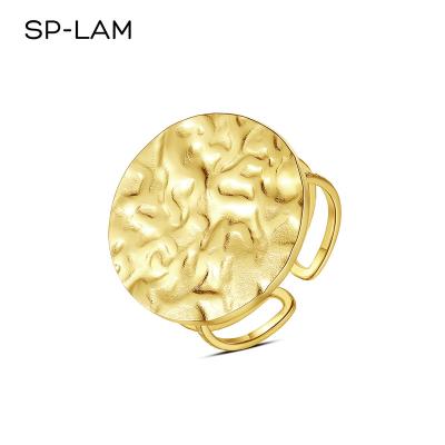 China CLASSIC Popular European Jewelry Women's Luxury Open Geometric Gold For Gift Double Band Ring for sale