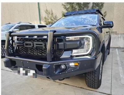 China OEM offroad 4x4 bumper Black Heavy Bumper for Ford ranger T6/T7/T8/T9 Ranger raptor for sale