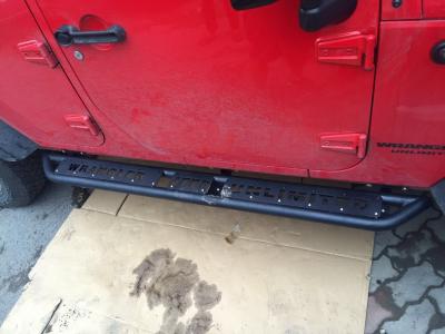 China Retractable JEEP Side Steps Side Rails For Jeep Wrangler JK JL for sale