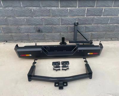 China Powder Coated Q235 Steel Bull Bar Rear Bumper GMC Sierra 1500 for sale