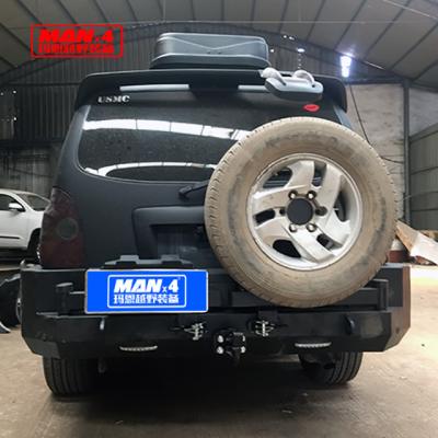 China 2007-2016 Black Hyundai Terracan Bull Bar Rear Bumper MANx4 for sale