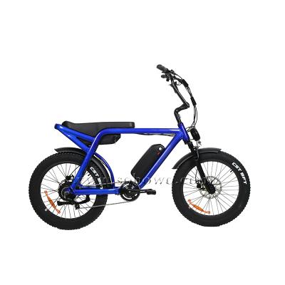 China Aluminum Alloy Electric Bicycle Ebike Ebike 24 Inch Aluminum Alloy Fat Tire Electric Bike Ebike 48V 500W for sale