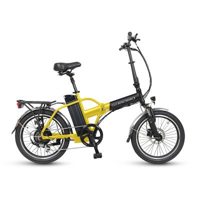 China Aluminum Alloy Sobowo Light Weight 20 Inch 36v 48v 500w Ligh Weight Foldable Electric Bike for sale