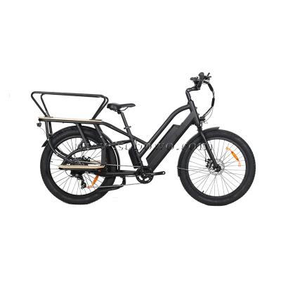 China 48v500w alloy cargo aluminum electric bike with lcd display family ebike made in china bicycle factory for sale