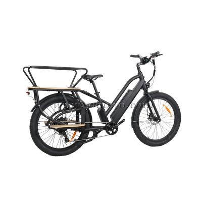 China 2021 New E-Bike Electric Cargo Bike Aluminum Alloy Cargo Ebike Electric Bike Electric Bicycle for sale