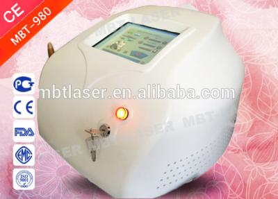 China tratamiento vascular del laser del diodo 980nm, equipo de la belleza del laser de las mujeres en venta