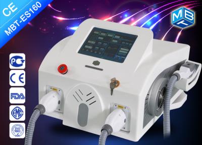 China SHR OPT Hair Removal Machine , Multifuntional Double Handle Hair Removal Beauty Machine for sale