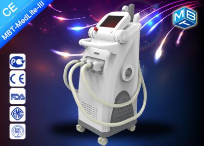 China Máquina del retiro del tatuaje del laser del cuidado de piel del retiro del pelo in1 del laser 4 de la luz del yag IPL rf e del Nd en venta