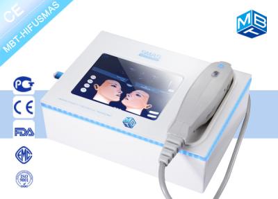 China High Frequency 8MHz HIFU Machine , Skin Tightening / Wrinkle Removal Machine for sale