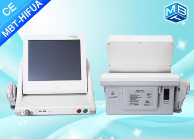 China Vertical 8mm 13mm Smas Ultrasound Hifu Face Lift High Intensity Focused Ultrasound Machine / 5 Heads for sale