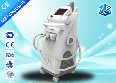 중국 제일 3 Handpieces IPL RF E - 가벼운 SHR OPT Q는 Nd Yag 레이저 문신 제거 기계를 전환했습니다 판매용