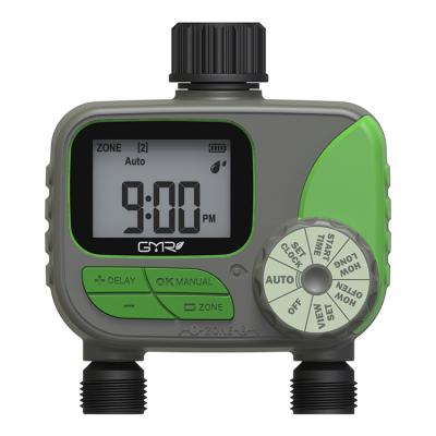 China Water-proof Water Irrigation Controller Garden Water Timer Irrigation Double for sale