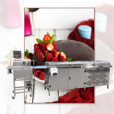 China 2021 New Products High Speed ​​Chocolate Candy Waffle Cookie Enrobing Machine Chocolate Cooling Tunnel for sale