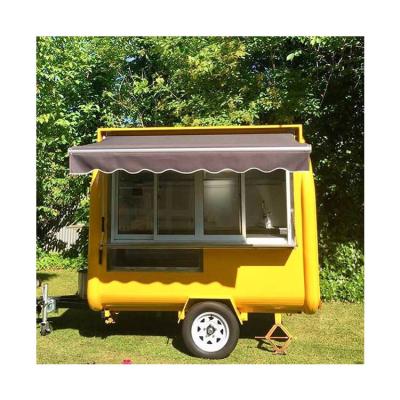 China Snack Factory Food Ice Cream Mobile Food Van Food Trucks Trailer for sale