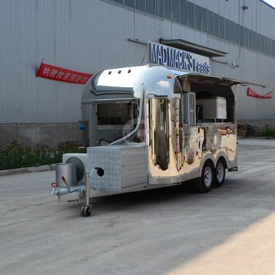 China Most popular china vegetable processing factory made pizza food cart mobile food truck ice cream trailer mobile food van for sale for sale