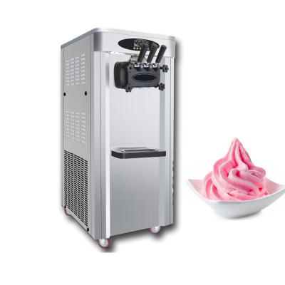 China Snack Factory Yituo Soft Ice Cream Machine With 6.5L*2pcs Of Hoppers for sale